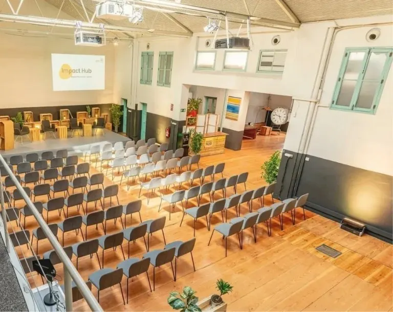 Impact Hub Madrid (Alameda, Gobernador, Barceló, Prosperidad) en Madrid, aforo hasta 120 personas